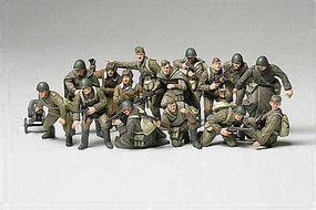 Tamiya WWII Russian Infantry/Tank Crew Soldier Plastic Model Military Figure Kit 1/48 Scale #32521