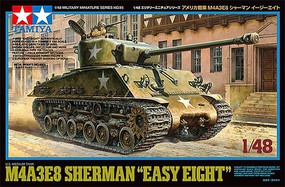 Tamiya US Medium Tank M4A3E8 Sherman ''Easy Eight'' Plastic Model Tank Kit 1/48 Scale #32595