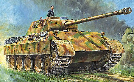 Tamiya German Panther Ausf D Tank Plastic Model Military Vehicle Kit 1/48 Scale #32597