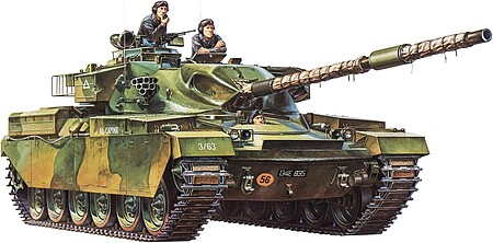 Tamiya British Chieftain Mk5 Tank Plastic Model Military Vehicle Kit 1/35 Scale #35068