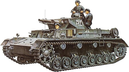 Tamiya German PZKPFW IV AUSF D Tank Plastic Model Military Vehicle Kit 1/35 Scale #35096