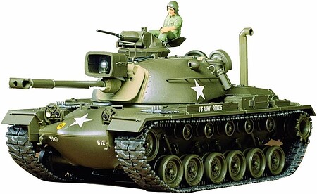 Tamiya US M48A3 Patton Tank Plastic Model Military Vehicle Kit 1/35 Scale #35120