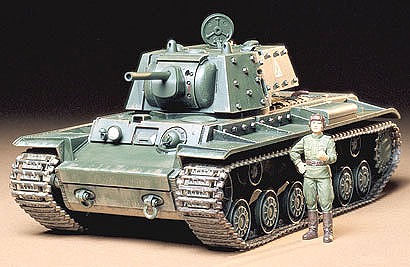 Tamiya KV-1B Model 1940 w/Applique Armor Tank Plastic Model Military Vehicle Kit 1/35 Scale #35142
