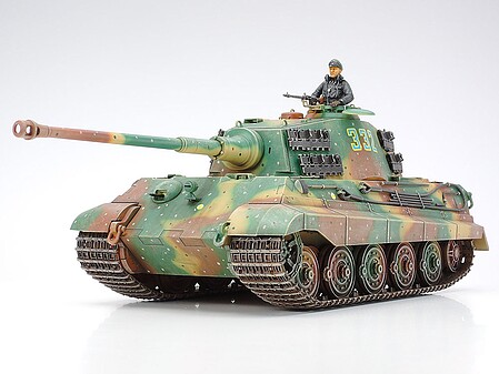 Opgetild versnelling hoofdstuk Tamiya King Tiger Tank Plastic Model Military Vehicle Kit 1/35 Scale #35164