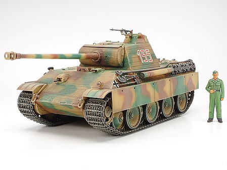 Tamiya Panther Type G Early Tank Plastic Model Military Vehicle Kit 1/35 Scale #35170