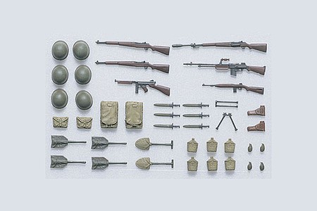 Tamiya U.S. Infantry Equipment Set Plastic Model Military Diorama Kit 1/35 Scale #35206