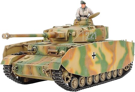 Tamiya German Pz Kpfw IV Ausf.H Tank Plastic Model Military Vehicle Kit 1/35 Scale #35209