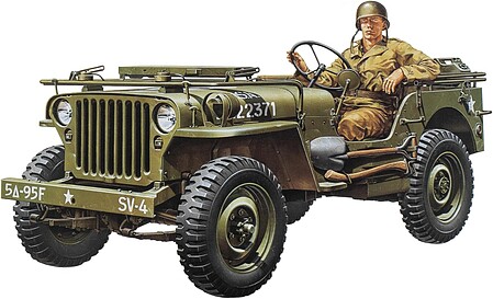 Tamiya US Willys MB Jeep Plastic Model Military Vehicle Kit 1/35 Scale #35219