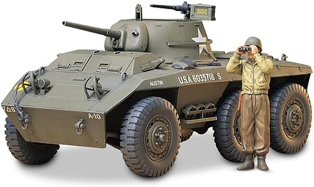 Tamiya US M8 Lt. Track Greyhound Plastic Model Military Vehicle Kit 1/35 Scale #35228