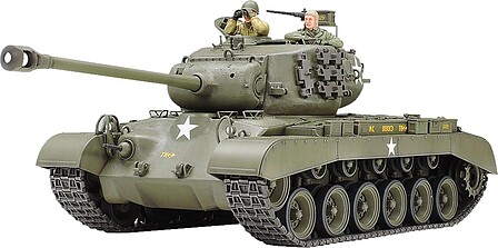 Tamiya US Med Tank M26 Pershing T26E3 Plastic Model Military Vehicle Kit 1/35 Scale #35254