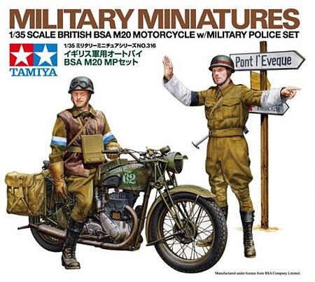 Miniart WW2 Vehicles 1/35 Scale with Figures Jeep Motorcycle Kits