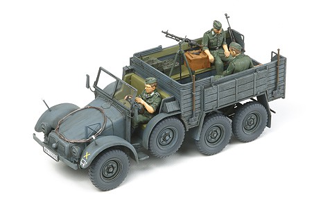 Tamiya German 6x4 Truck Krupp Protze Plastic Model Military Vehicle Kit 1/35 Scale #35317