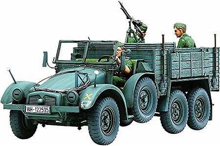 Tamiya German 6x4 Truck Krupp Protze Plastic Model Military Vehicle Kit 1/35 Scale #35317