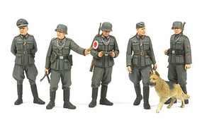 Tamiya WWII German Field Military Police Set Plastic Model Military Figure Kit 1/35 Scale #35320 Tamiya WWII German Field Military Police Set Plastic Model Military Figure Kit 1/35 Scale #35320
