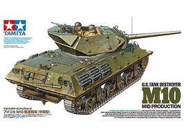 US Tank Destroyer M10 Mid Production 1/35 Scale Plastic Model Military Vehicle #35350