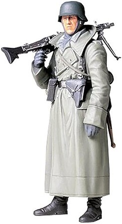 Tamiya German Machine Gunner Soldier Plastic Model Military Figure Kit 1/16 Scale #36306