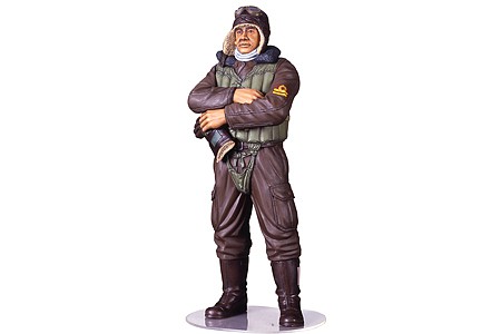 Tamiya WWII Japanese Navy Fighter Pilot Plastic Model Military Figure Kit 1/16 Scale #36312