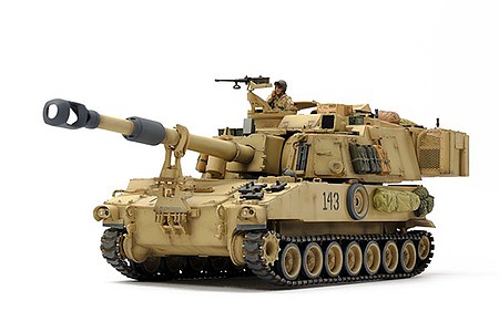 Tamiya US Self-Propelled Howitzer M109A6 Paladin Plastic Model Military Vehicle Kit 1/35 #37026