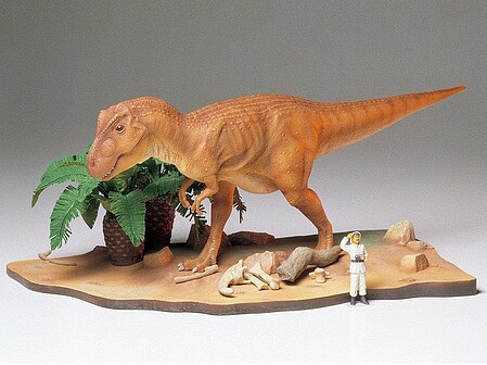 Tamiya Tyrannosaurus Rex Dinosaur w/Diorama Plastic Model Dinosaur Kit 1/35 Scale #60102