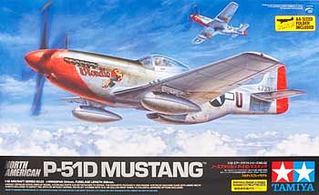 Tamiya North American P-51D Mustang Plastic Model Airplane Kit 1/32 Scale #60322