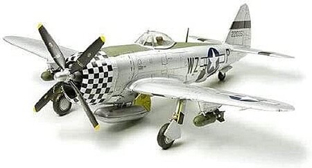 Tamiya Republic P-47D T-Bolt Bubbletop Plastic Model Airplane Kit 1/72 Scale #60770