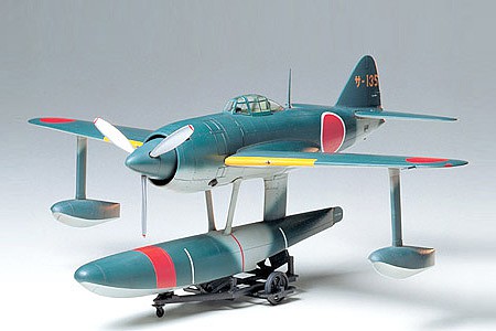 Tamiya Kawanishi N1K1 Kyofu Floatplane Fighter Plastic Model Airplane Kit 1/48 Scale #61036