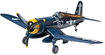 Tamiya Vought F4U-1D Corsair Fighter Aircraft Plastic Model Airplane Kit 1/48 Scale #61061