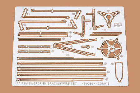 Tamiya Fairey Swordfish Photo-Etched Detail Parts Plastic Model Airplane Kit 1/48 Scale #61069