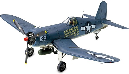 Tamiya Vought F4U-1A Corsair Fighter Aircraft Plastic Model Airplane Kit 1/48 Scale #61070