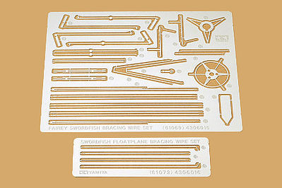 Tamiya Swordfsh Floatplane Wire Photo Etched Parts Plastic Model Airplane Kit 1/48 Scale #61072