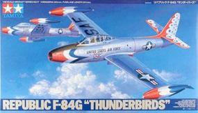 Tamiya Republic F-84G Thunderbirds Fighter Aircraft Plastic Model Airplane Kit 1/48 Scale #61077 Tamiya Republic F-84G Thunderbirds Fighter Aircraft Plastic Model Airplane Kit 1/48 Scale #61077