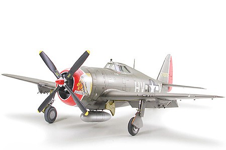 Tamiya Republic P-47D Thunderbolt Fighter Aircraft Plastic Model Airplane Kit 1/48 Scale #61086