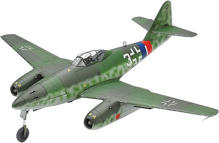 Tamiya Messerschmitt Me 262 A-1a Fighter Aircraft Plastic Model Airplane Kit 1/48 Scale #61087