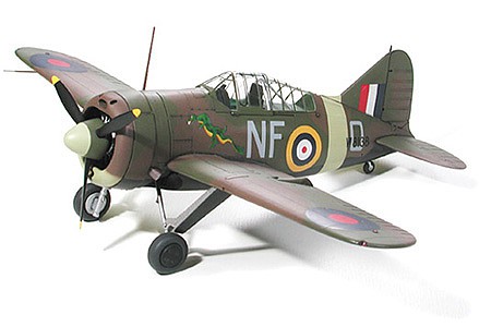 Tamiya Brewster B-339 Buffalo Pacific Theater Fighter Plastic Model Airplane Kit 1/48 Scale #61094
