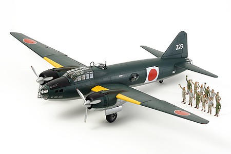 Tamiya Mitsubishi G4M1 Model 11 Admiral Yamamoto Plastic Model Airplane Kit 1/48 Scale #61110