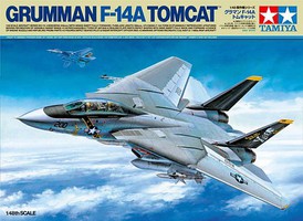 Grumman F-14A Tomcat Plastic Model Military Vehicle Kit 1/48 Scale #61114