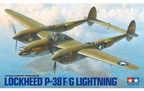 Tamiya Lockheed P-38 F/G Lightning Plastic Model Airplane Kit 1/48 Scale #61120