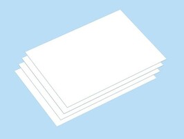 Tamiya Pla-Paper 0.05mm B4 Size (4pcs.)