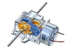 Tamiya Low-Current Motor Gearbox 3-Speed