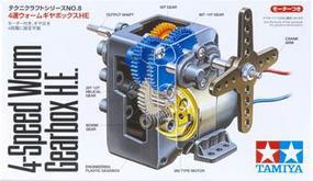 Tamiya 72008, 4 Speed Worm Gearbox, HE