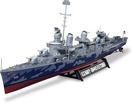 Tamiya US Navy DD445 Fletcher Destroyer Boat Plastic Model Military Ship Kit 1/350 Scale #78012