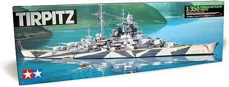 Tamiya GERMAN BATTLESHIP TIRPITZ BOAT Plastic Model Military Ship Kit 1/350 Scale #78015