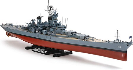 Tamiya US Battleship New Jersey BB-62 Boat Plastic Model Military Ship Kit 1/350 Scale #78028