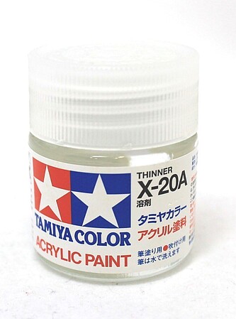 Tamiya Acrylic/Poly X20A Thinner 3/4 oz Hobby and Model Acrylic Paint #81020