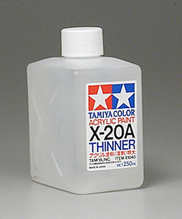 87089 Tamiya airbrush cleaning Liquid (250ml) :: Primer, putty, consumables  :: Tamiya