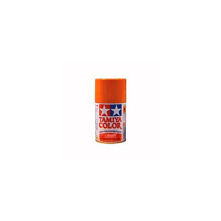 Tamiya PS62 Spray Lacquer Pure Orange 3 oz Polycarbonate Model Paint #86062