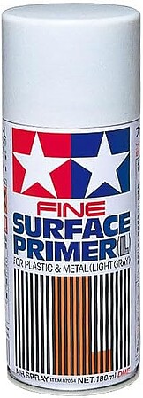 Tamiya Fine Surface Primer In Light Gray # 87064