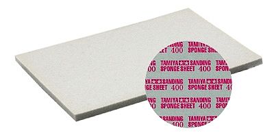 Tamiya 400 Grit Sanding Sponge Sheet 87147 