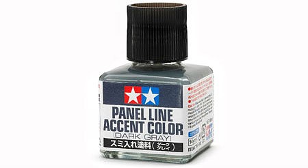 Tamiya Dark Gray Panel Line Accent Color Hobby and Model Enamel Paint #87199