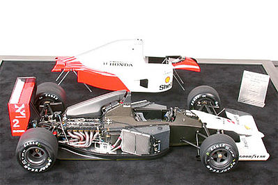 Tamiya McLaren MP4/6 Honda Racecar GP F1 Formula Plastic Model Car Kit 1/12 Scale #89721